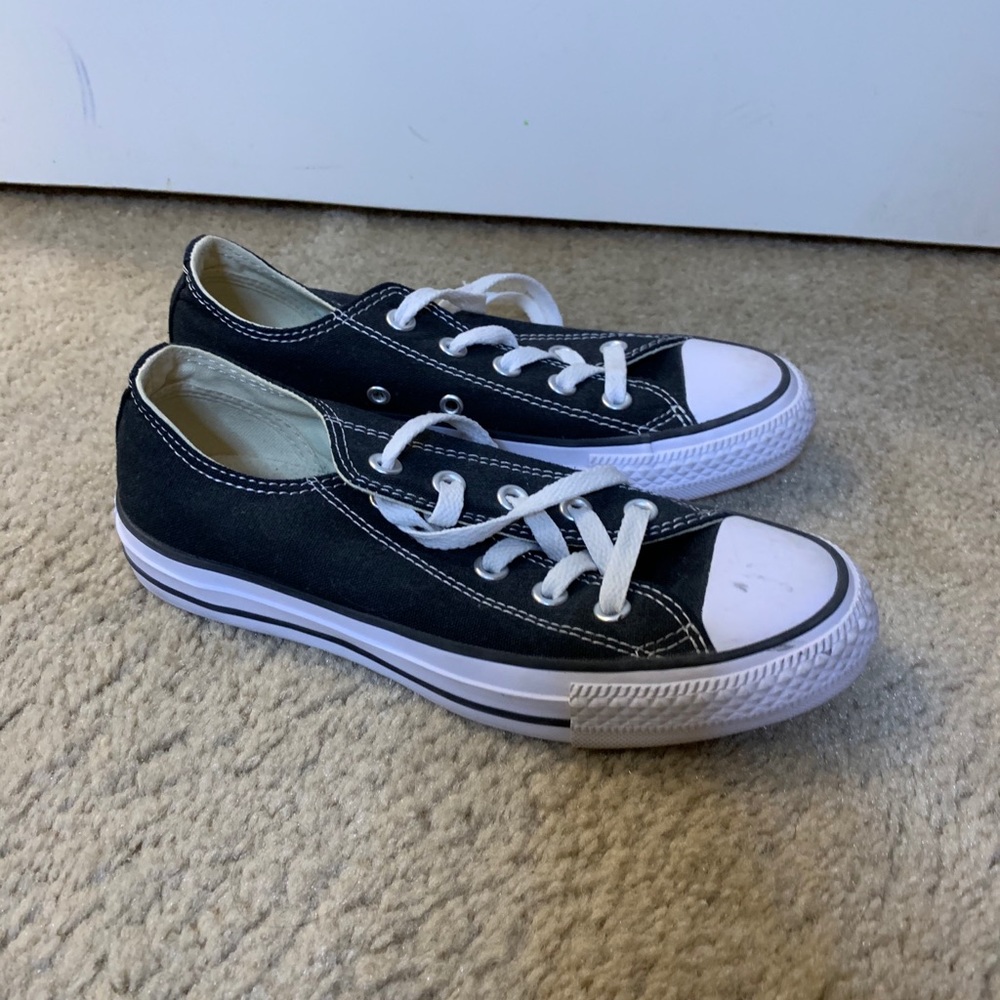 Boys Black Converse shoes